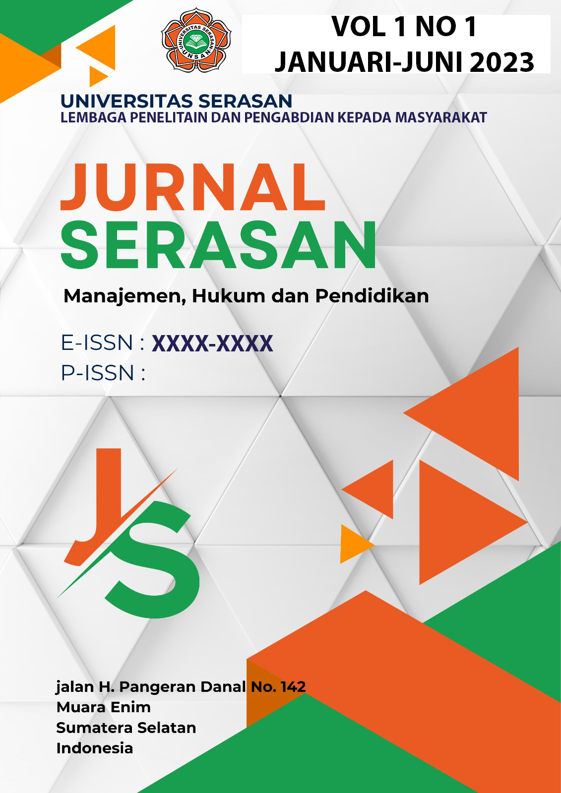 View Jurnal Manajemen, Hukum, dan Pendidikan Serasan